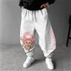 Bandai Nuovi Pantaloni Sportivi da Uomo 2026 One Piece Tony Tony Chopper con Stampa Anime, Joggers Casual Streetwear, Pantaloni Hip Hop