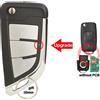 jingyuqin Guscio per chiave auto remota Jingyuqin modificato per VW Passat Polo Golf Touran Bora Ibiza Leon Octavia Fabia Seat Skoda 202AD