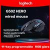 Logitech Mouse da Gioco Logitech G502 HERO con Cavo, Mouse Meccanico per E-Sports, Illuminazione RGB, Bilanciabile per Giocare, Macro Programmabile