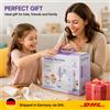 NONE Mini macchina da cucire portatile con luce LED, 12 punti incorporati, macchina da cucire elettrica per principianti, bambini e cucito domestico, pedale a doppia velocità
