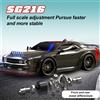 ZNLYRION SG216MAX PRO Auto RC da Drift 4WD Scala 1:16 70KM/H 2.4G Telecomando Auto da Corsa Brushless con Luci LED per Adulti
