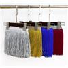 Meetee 3/5 Yards Frange a Nappa da 20 cm per Cucito, Abiti, Tende, Vestiti, Decorazioni, Bordi in Pizzo, Nastri, Borse, Tessuti, Accessori Fai da Te