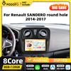 Podofo 8+128G Autoradio Android 2din per Renault SANDERO 2014-2017 con Carplay, GPS, Android Auto, WIFI, DSP, Ricevitore FM RDS