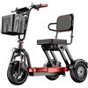 Daibot Triciclo elettrico genitore-figlio con seggiolino per bambini per anziani 1000W 48V 20Ah Scooter elettrico a 3 ruote per adulti pieghevole
