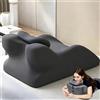HGTUGO Cuscino ergonomico in memory foam a cuneo per letto, cuscino multiuso per il supporto delle gambe, per alleviare il dolore, imbottitura per divano
