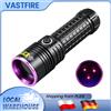 VASTFIRE Torcia UV a luce nera pura da 30W 365nm, disponibile in magazzino UE, torcia ultravioletta ricaricabile 26650 per la caccia agli scorpioni, l'urina degli animali domestici, la polimerizzazione della