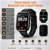 NONE Smartwatch 2026 Nuovo 1.85" Chiamata Bluetooth Impermeabile IP67 Tracker Fitness Uomo Donna Frequenza Cardiaca Sportivo