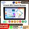 podofo Autoradio Podofo Android 13 2 Din 4G+64G, Schermo 9" con CarPlay/Android Auto Wireless, Sistema Intelligente per Auto con GPS, Navigazione, BT, WiFi, Radio FM, DAB, 4G, USB, Lettore Multimediale Video