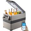 SucceBuy Frigorifero Portatile per Auto 30L-55L, Mini Frigo a Compressore 12V AC/DC per Veicoli, Casa e Uso Esterno