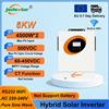 jsdsolar Inverter Solare Fotovoltaico Jsdsolar 6KW 230VAC Onda Pura Off-Grid con Doppio MPPT, Caricatore Solare PV 500VDC Max 9000W con WiFi e Trasformatore di Corrente per Casa, Fattoria, Camper