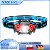 VASTFIRE Lampada Frontale a Induzione Senza Fili con Sensore di Movimento, Super Luminosa e Ricaricabile, Ideale per Escursionismo, Campeggio, Lavoro Notturno, Pesca e Situazioni di Emergenza Domestica