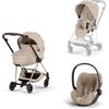 Cybex Platinum - Trio Cybex Platinum Style Mios Rose Gold Cozy Beige Cloud T Plus