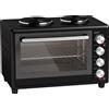 HOMCOM Forno elettrico ventilato 36 L con 2 piastre di cottura e temperatura 90-230 °C | Aosom Italy