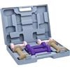 SPORTNOW HOMCOM Set Manubri Fitness da 12 kg con Impugnatura Antiscivolo e Valigetta, Multicolore | Aosom Italy