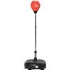 HOMCOM Sacco da Boxe Regolabile in Altezza con Guanti Inclusi, 45x45x133-151 cm, Rosso | Aosom Italy
