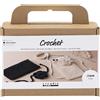 Creativ Company Set creativo custodia per cellulare all'uncinetto con rosa, fai da te con materiale e istruzioni incluse