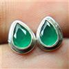 925 Sterling Silver Naturale Fumoso Quarzo Pera Pietra 925 Sterling Silver Donna Design Orecchini A