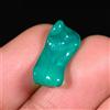Opale Etiope Verde Grezzo Lucido Forma Fantasia Pietra Preziosa 4.00 CTS