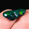 Opale Etiope Nero Grezzo Lucido Forma Fantasia Pietra Preziosa 4.00 CTS