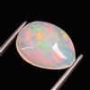Etiope Bianco Opale, Naturale Welo Fuoco Sfaccettato Gioielli Creare 2.2 KT
