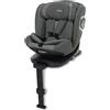 Foppapedretti Iturn PRO i-Size seggiolino auto girevole 360° per bambini da 40 a 150 cm di altezza, Grey
