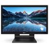 Philips MONITOR TOUCH LCD LED 21.5 Wide 2ms LowBlue MM FHD 3000:1 BLACK VGA DVI HDMI DP 2xUSB3.2 V