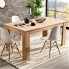 Dmora Tavolo Allungabile Sarara 161x91x77h cm Marrone Rovere Nodi 8 Posti Allungabile