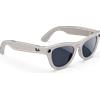 Ray-Ban Meta Skyler Gen1 AI Glasses - Shiny/Chalky Grey Transitions