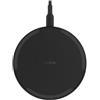 Belkin BoostCharge Caricatore Wireless Qi 15W, Base Ricarica Rapida, Nero | Tappetino Wireless Universale Certificato Qi per iPhone, Samsung, Pixel, Auricolari, Uso Custodia, Cavo USB C, Compatto