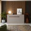 Dmora Credenza Beaufort 170x40x85h cm Beige un Cassetto 3 Ripiani, Madia Apertura Battente