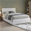 Talamo Italia - Letto piazza e mezza Camilla, Letto contenitore con rivestimento in tessuto, 100% Made in Italy, Apertura laterale, adatto per materasso Cm 120x190, Blu