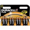 Duracell 8 Batterie stilo AA Duracell Plus Power Alkaline LR6 MN1500