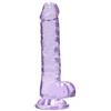 REALROCK Shots RealRock Crystal Clear - 7 / 17cm Realistic Dildo with Balls