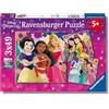 Ravensburger - Disney Princess, Puzzle 5+ Anni, Con 3 Puzzle Da 49 Pezzi | Include 3 puzzle da 49 pezzi di Disney Princess, educativi e divertenti, ideali come regalo originale per bambini dai 5 anni.