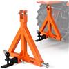 VEVOR Attacco per Rimorchio a 3 Punti con Ricevitore Standard da 50,8 mm, Attacco Triangolare con Sfera per Traino Trattore di Categoria 1, Compatibile con Kubota, Ford, John Deere, Massey Ferguson