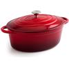 Bidasoa FERRO - Cocotte in ghisa rossa 30 cm - 4,3 L (7664010)