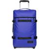 Eastpak Bagaglio a mano morbido Eastpak Transit'r S 42L Bagaglio da cabina leggero con 2 ruote e lucchetto TSA Tarp Blue