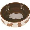 Trixie TX-60733 - Ciotola in Ceramica per Rabbit 250 ml, 11 cm, Multicolore, il colore può variare