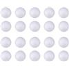 EXCEART 50pcs Polistirolo Bianco Solido Palline di Polistirolo Per Artigianato Decorazione Matrimonio Ornamenti Di Natale E Progetti Creativi
