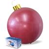 COCOMOON Ornamenti natalizi gonfiabili, 45,7 cm, 54,6 cm o 63,5 cm, palla di Natale oversize per interni ed esterni, decorazione per albero di Natale (63 cm, rosso)