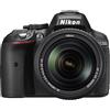 Nikon Reflex D5300 - Nero + Nikkor AF-S DX Nikkor 18-140mm f/3.5-5.6G ED VR f/3.5-5.6G - refurbished