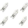 Osram Halopin 66720 - Confezione da 5 lampadine alogene, 20 Watt, 230 Volt, G9, dimmerabile, luce bianca calda, 235 lumen, lampadina alogena, lampadina alogena