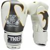 Top King Boxing Guantoni Top King Empower Bianco/Argento - in pelle - 12 oz