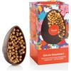 Venchi - Uovo di Cioccolato Gran Gourmet Nocciolato Extra Fondente 70%, 540 Gr, Cioccolato Fondente con Nocciola Piemonte IGP Intere, Senza Glutine, Con Sorpresa Pantone, Collezione Pasqua Venchi