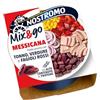 Nostromo Mix&Go Messicana - Piatto Pronto con Tonno, Verdure, Fagioli Rossi - Gusto Speziato e Veloce - 1 Confezione da 190g