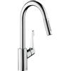 Hansgrohe Rubinetto da cucina con doccetta a collo di cigno Cento XL cromo lucido HANSGROHE