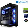 CSL-Computer PC da gioco, Intel Core Ultra 9 285K, 3700 MHz, GeForce RTX 5070 Ti, 64 GB di RAM DDR5, 2000 GB di SSD M.2, Windows 11 Home, USB 3.2 | M12170H