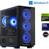 CSL-Computer PC da gioco, Intel Core Ultra 7 265KF, 3900 MHz, GeForce RTX 5060 Ti, 32 GB di RAM DDR5, 2000 GB di SSD M.2, Windows 11 Home, USB 3.2 | M12160H