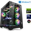 CSL-Computer PC da gioco, Intel Core Ultra 7 265KF, 3900 MHz, GeForce RTX 5070 Ti, 32 GB di RAM DDR5, 2000 GB di SSD M.2, Windows 11 Home, USB 3.2 | M12000H