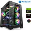 CSL-Computer PC da gioco, AMD Ryzen 7 9700X, 3800 MHz, GeForce RTX 5070 Ti, 32 GB di RAM DDR5, 2000 GB di SSD M.2, Windows 11 Home, USB 3.2 | M11880H